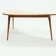 Boomerang desk table in birch 1950s