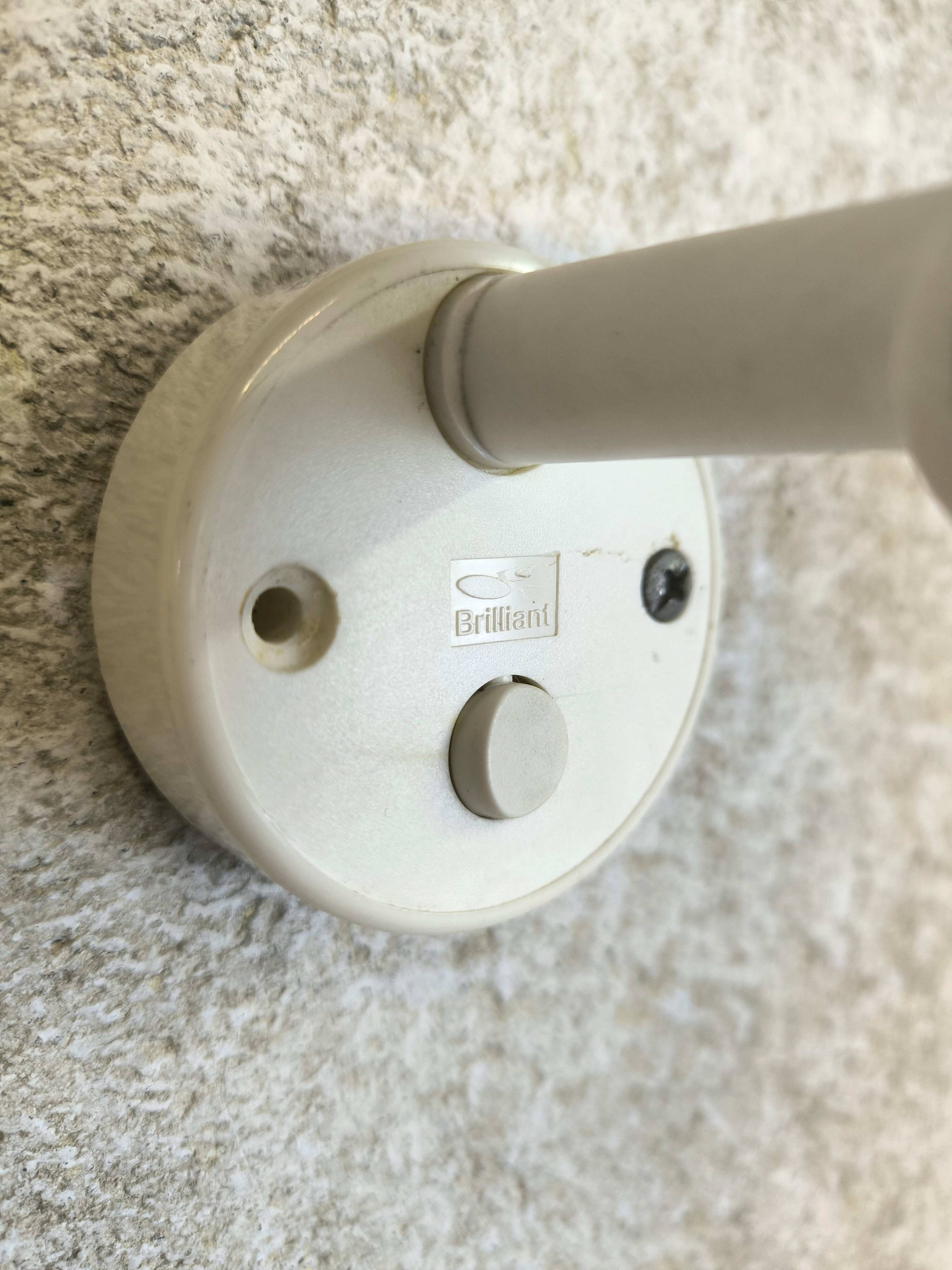 Pair of vintage wall-mounted spotlights