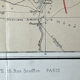 Carte ancienne Algérie et Tunisie 72,5x47cm