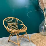 Children's rattan chair