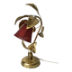 Floor lamp in gold metal