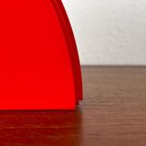 Pair of bookends model 4909 Italian space age mid-century by Giotto Stoppino for Kartell, 1960, set of 3