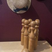 Jeu de quille en bois