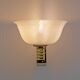 Carlo Scarpa Brass and "Reticello" Murano Glass Sconces for Venini, Pair
