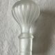 Frosted glass carafe