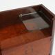 Art Deco Dressing Mirror by De Coene in Walnut Veneer, Belgium 1930s
