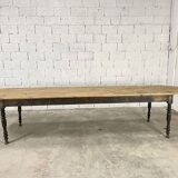Rounded farm table 1900s model "Gadagne"
