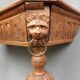 Neo-Gothic lion-headed applique console