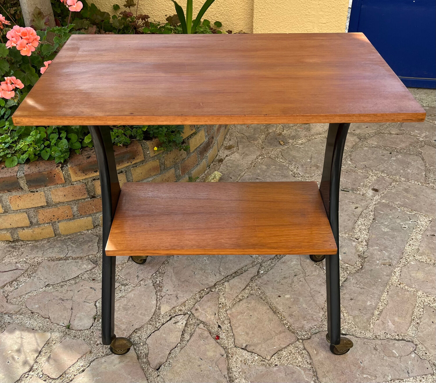 Desserte art déco en bois