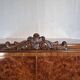Mid-20th Century Burr Walnut Drinks Cabinet – Art Deco Elegance Meets Queen