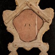 Miroir XVIIIème italien en bois doré et peint