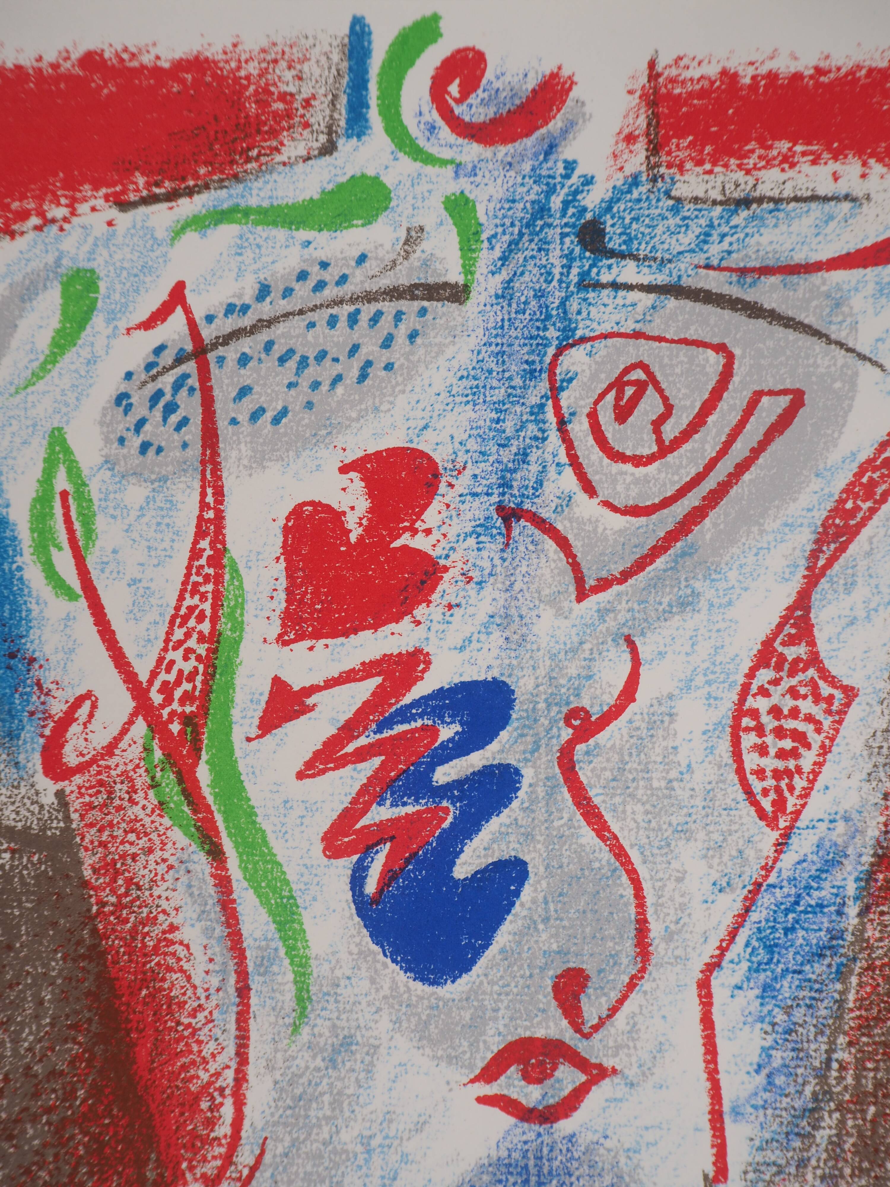 André masson : cupidon, le dieu de l’amour - lithographie originale