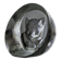 Crystal paperweight - cat face - Mats Jonasson - Målerås Glasbruk - Sweden