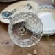 Plat et cloche en cristal