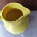 Pot à lait, pichet vintage jaune