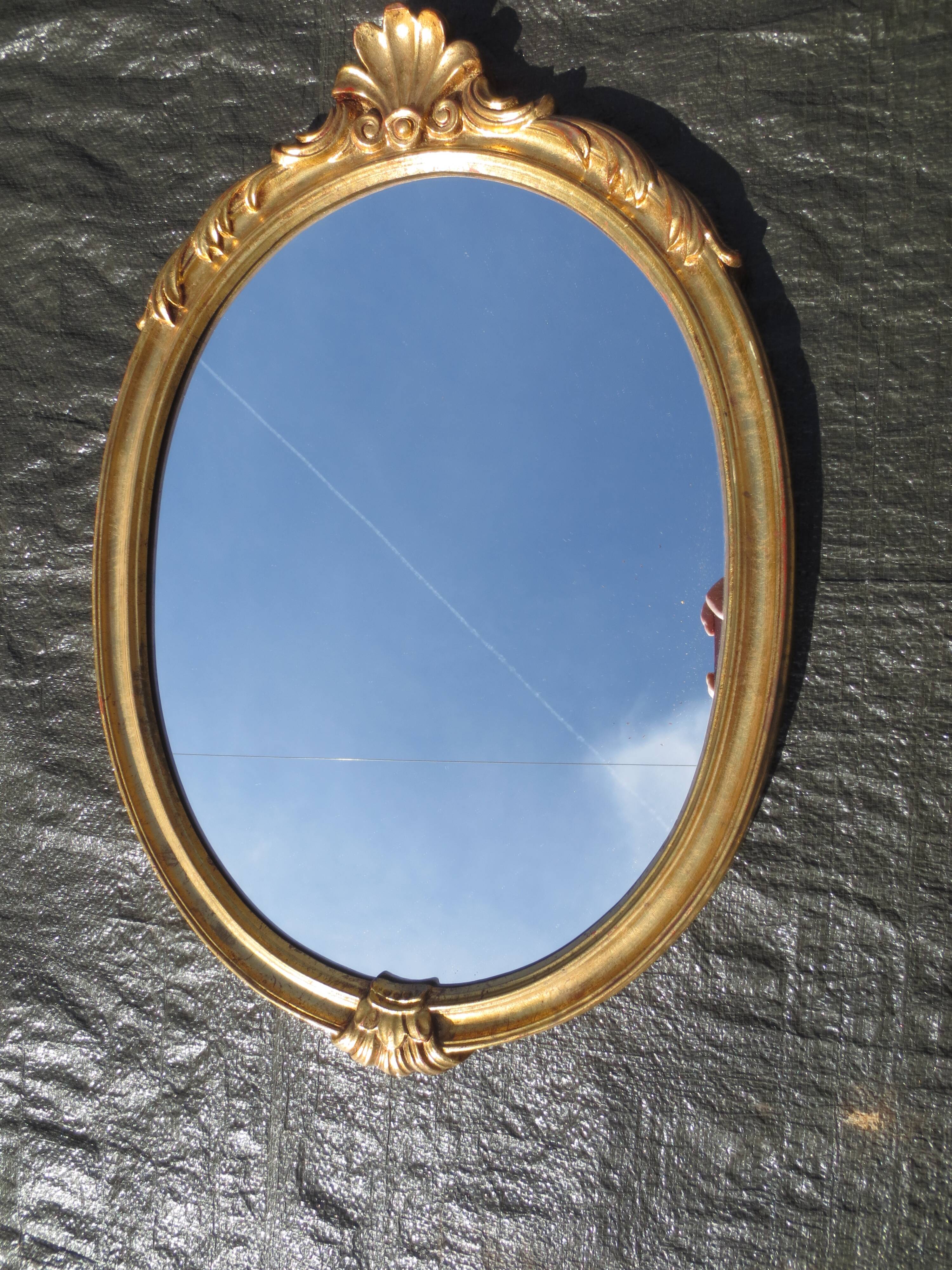 Oval mirror 60x43cm