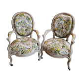 Fauteuils medaillons