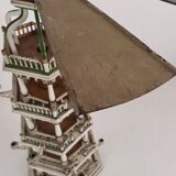 19th century handmade Christmas pyramid – rare and beautiful German folk art piece