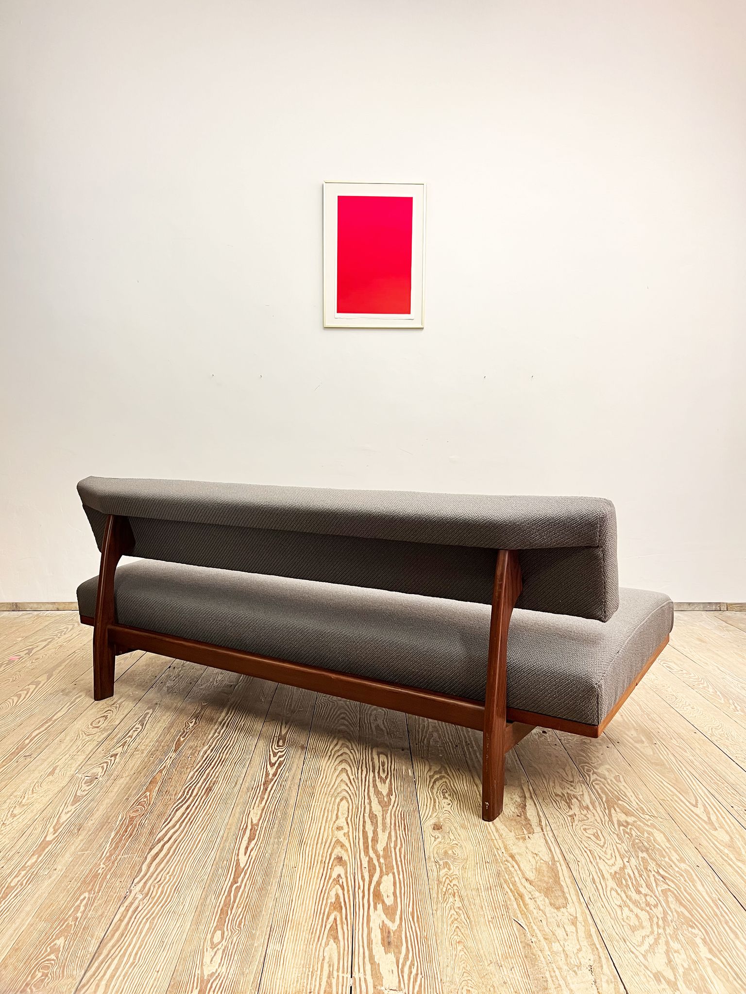 Mid Century Design Extendable Three-Seat Sofa or Daybed by Hans Bellmann for Wilkhahn