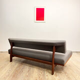 Mid Century Design Extendable Three-Seat Sofa or Daybed by Hans Bellmann for Wilkhahn