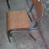 Tubular Chair wood and metal