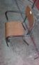 Tubular Chair wood and metal