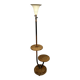According to Mazda: Art Deco period mahogany floor lamp circa 1930