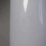 Grande lampe vintage années 50-60 tube plexiglas opalescent support métal doré