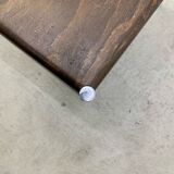 Pair of Swiss square design stools 1980s