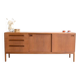Danish teak sideboard * Sliding doors * 183 cm