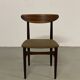 6x Rosewood Dining Chairs Scandinavian 1950s