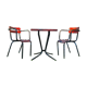 Table et fauteuils de jardin