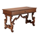 Antique Saint-Philippe desk in carved walnut, Italy, 20th century