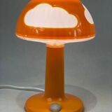 Lampe champignon orange Ikea 1990 Skojig