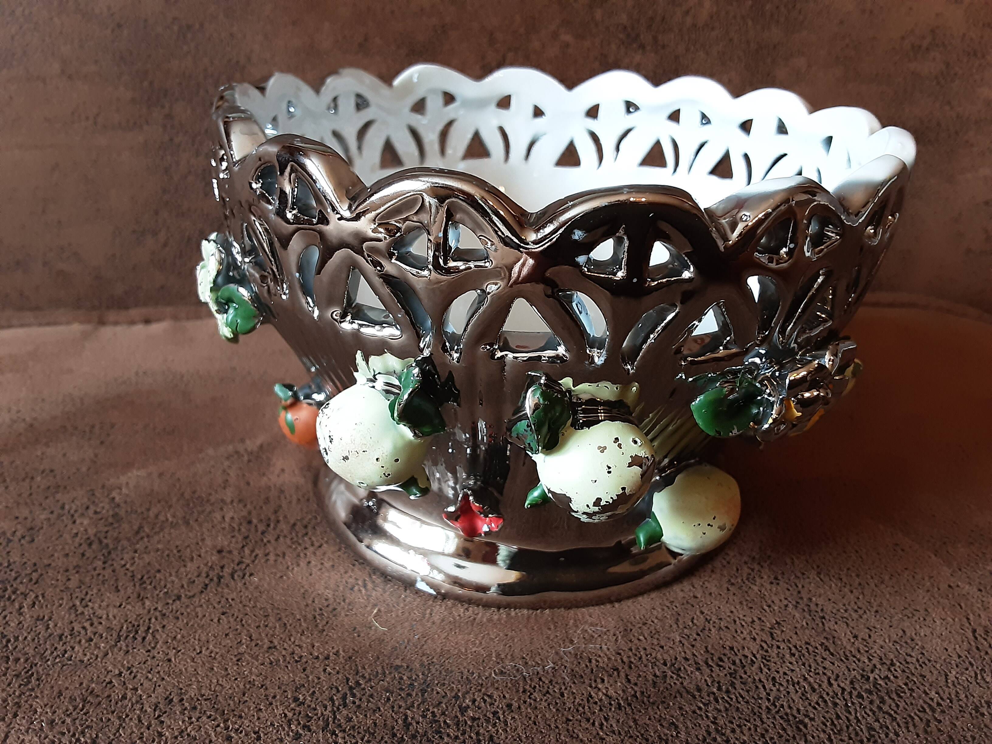 Original barbotine style bowl