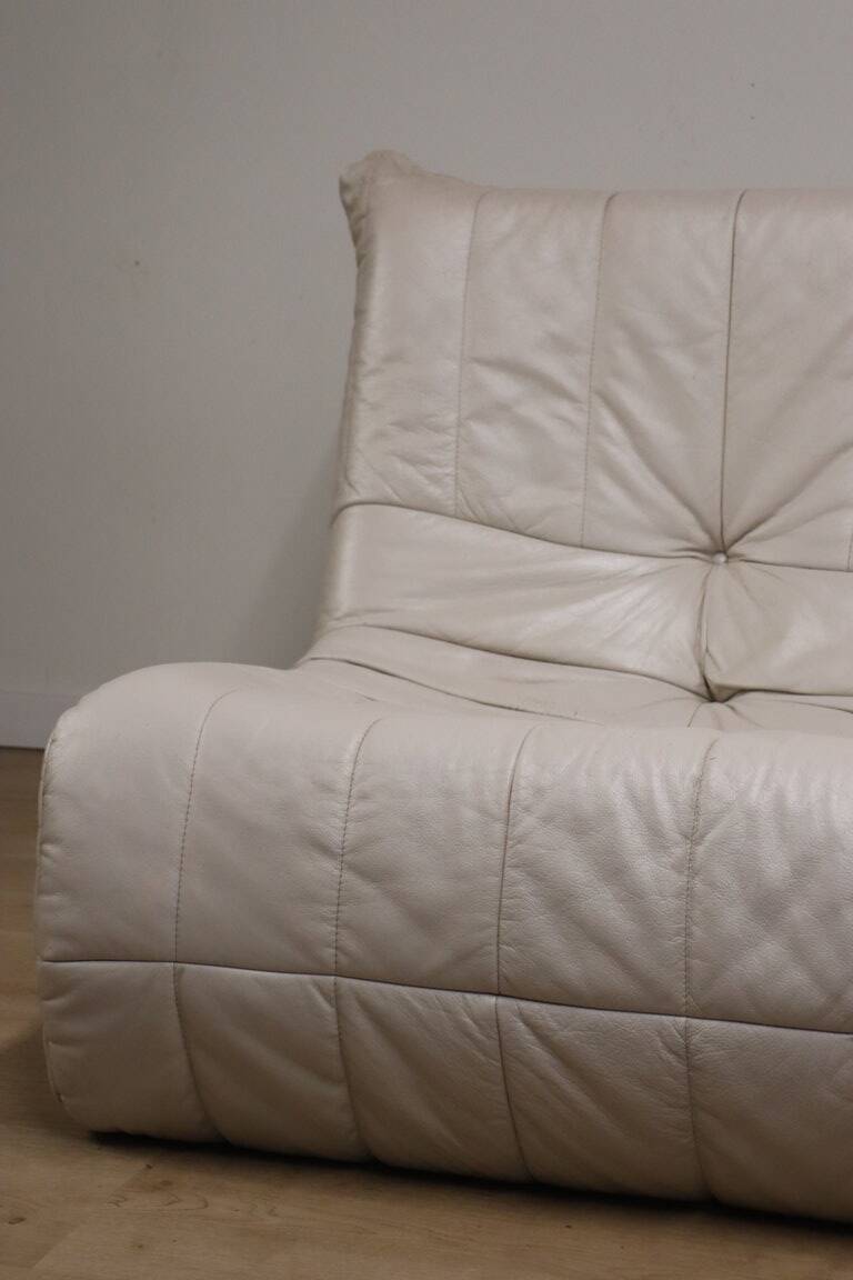 Vintage 2 seater leather sofa, 1970