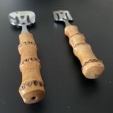 Bamboo serving cutlery