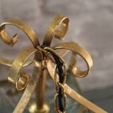 Glass and brass suspension