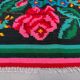 Vintage Moldovan square kilim 130x135 cm kelim wool rug medium 2549
