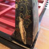 Ancienne table basse rectangulaire asiatique escamotable