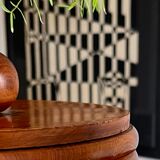 Turned wooden box