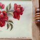 Art deco tray 1930 flowers