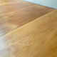Vintage round Scandinavian table with extendable star center leg