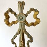 Louis XVI style wall lamp, musical instruments, 63 cm