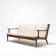 Danish three-seater sofa by Edvard Valentinsen for Fraska - 1960
