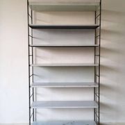 Design style Dutch 1960s metal shelf