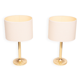 Sölken Leuchten Brass table lamps 1970s Germany