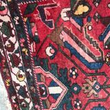 Large vintage Persian Zanjan carpet handmade