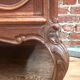 Antique oak sideboard, Louis XV rococo style, late 19th century.