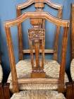 Ensemble de 8 chaises de la période Directoire française.
